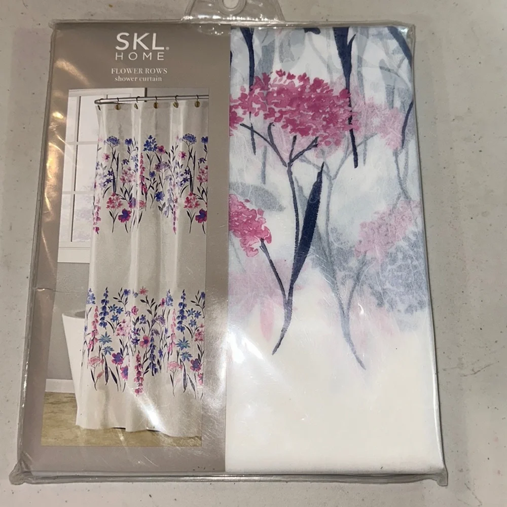 SKL‎ Home Flower Rows shower curtain